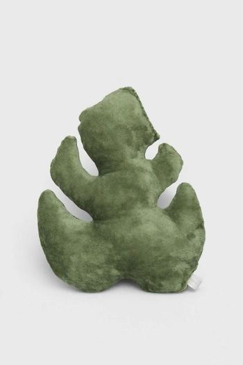 coussin forme de feuille de monstera 40 cm