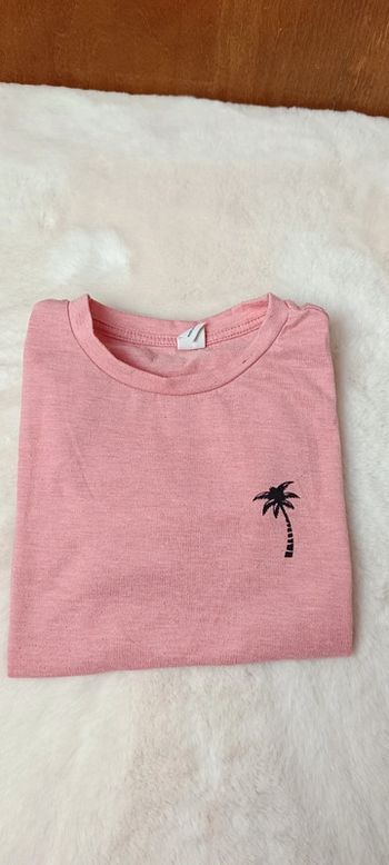 t shirt rose garçon , shein, 8ans