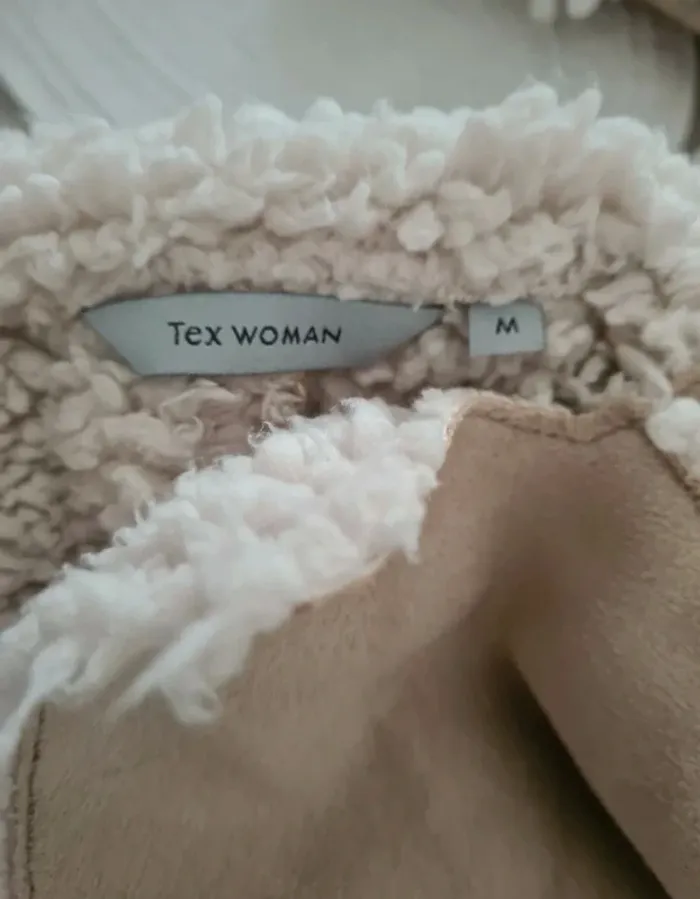 Veste fourrée sans manches Tex Taille M - photo numéro 4