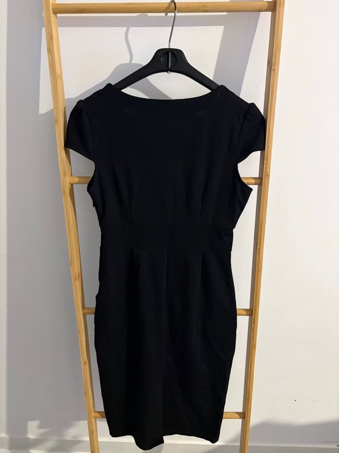 🖤 Chic et Intemporelle : Robe Cache-Cœur Noire Nice-Forever (T. S / 36) 🖤 - photo numéro 2