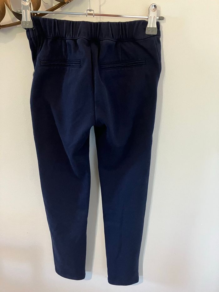 Pantalon chic bleu marine fille 8 ans sergent major - photo numéro 6