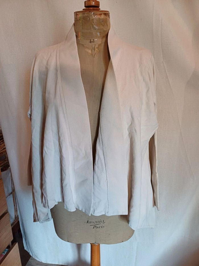 Blazer en lin janine femme taille 44 - photo numéro 2