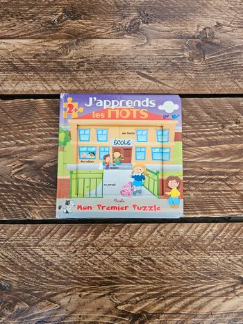 Livre J'apprends les mots Mon premier puzzle l'école