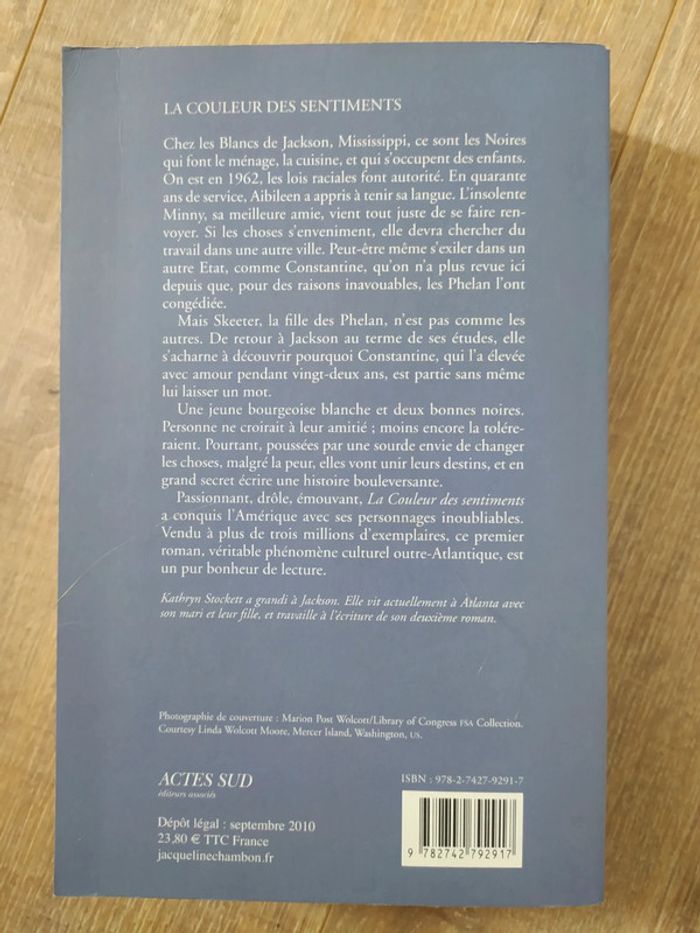 Livre la couleur des sentiments - photo numéro 2