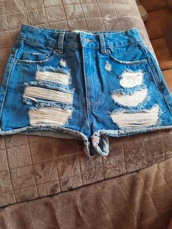 Short en jeans