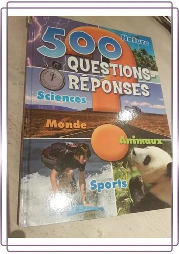 Livre 500 questions réponse Nature