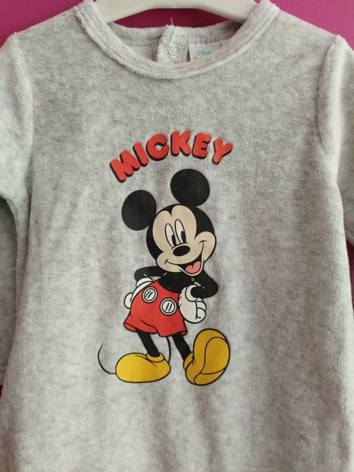 Pyjama garçon mickey Disney taille 9 mois b1 - photo numéro 2