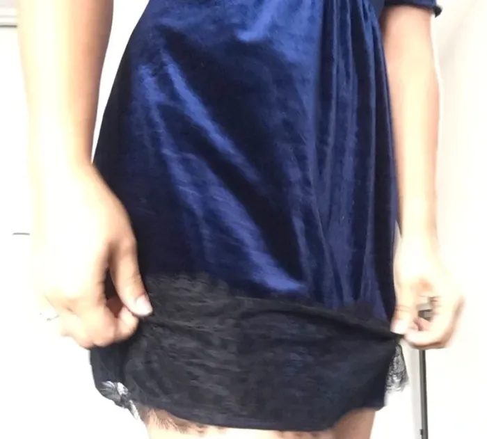 Robe Topshop en velours et dentelle sexy - photo numéro 2