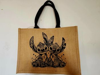 Sac stitch,  sac cabas , disney , sac de plage