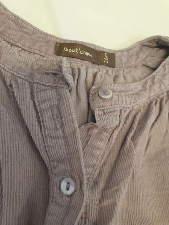 Robe mauve Bout'chou 3 ans - photo numéro 3