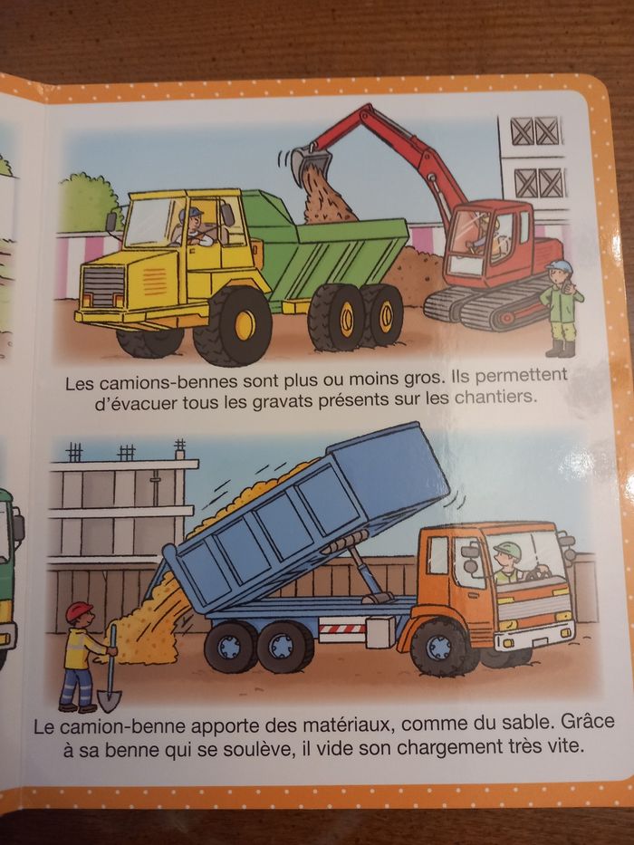 Livre l'imagerie des tout petits les engins de chantier - photo numéro 9