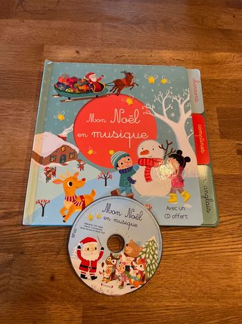 Livre cartonné Mon Noël en musique avec son CD