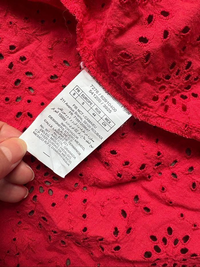Jolie chemise broderies Camaïeu - photo numéro 5
