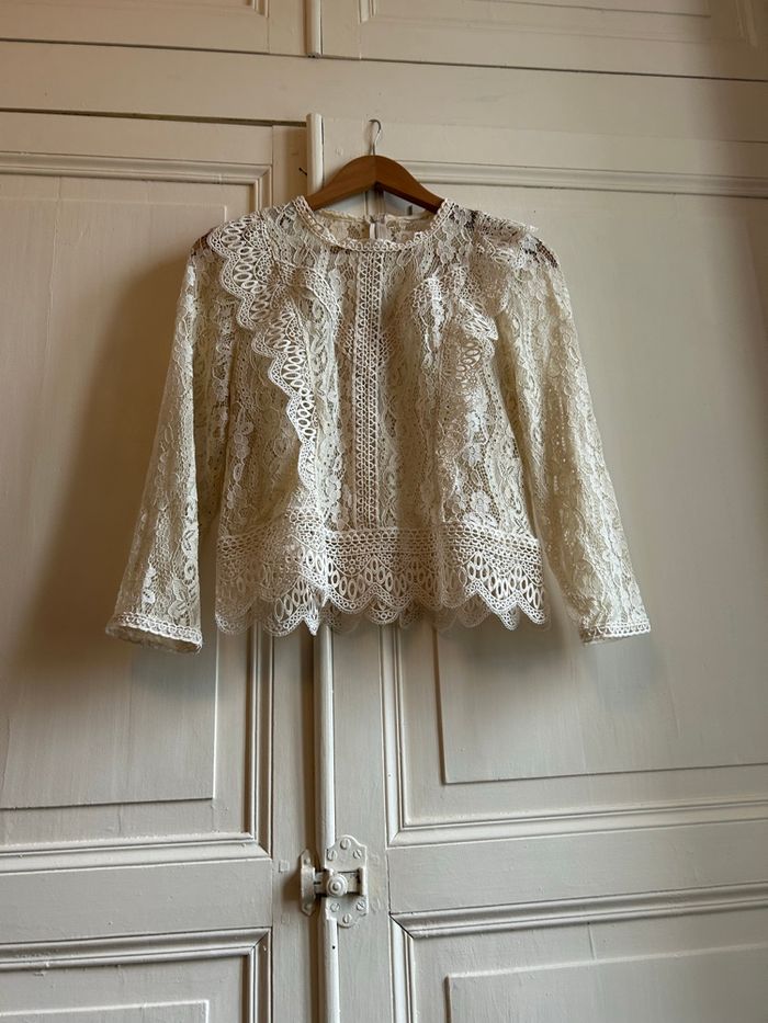 Blouse dentelle