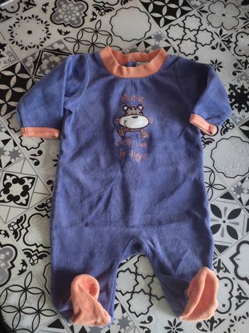 Pyjama velours 3 mois