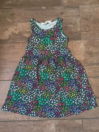 Robe été sans manche Fille 4/6 ans Fleurs multicolores H&M