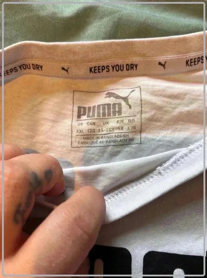 T  shirt  puma  taille  s/36 - photo numéro 5