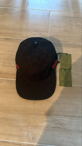 Casquette Gucci classique noire 