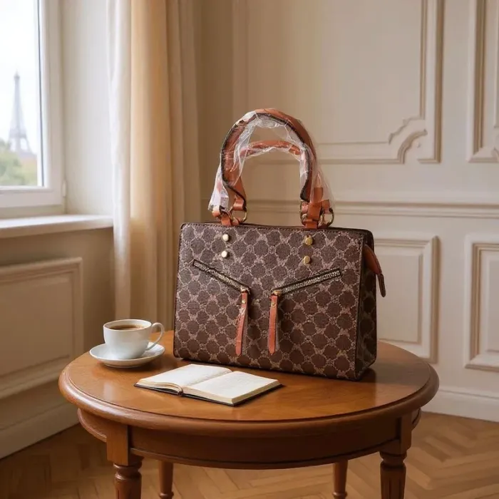 Sac à main avec bandoulière ajustable neuf marron