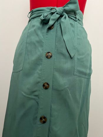 Jupe midi menthe vert d’eau Kiabi