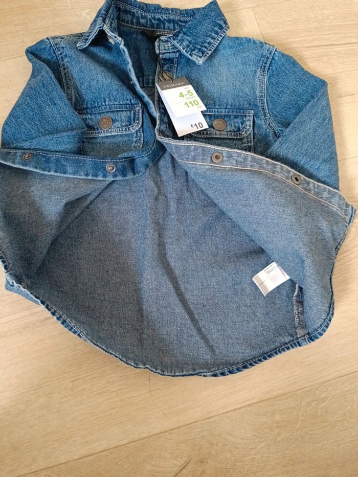 Veste jean souple 4/5ans - photo numéro 3