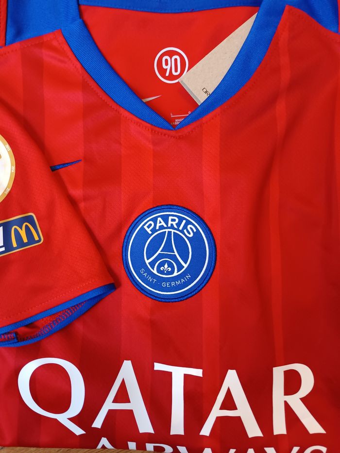 Maillot PSG rouge taille XXL adulte modèle 2026 extérieur - photo numéro 5