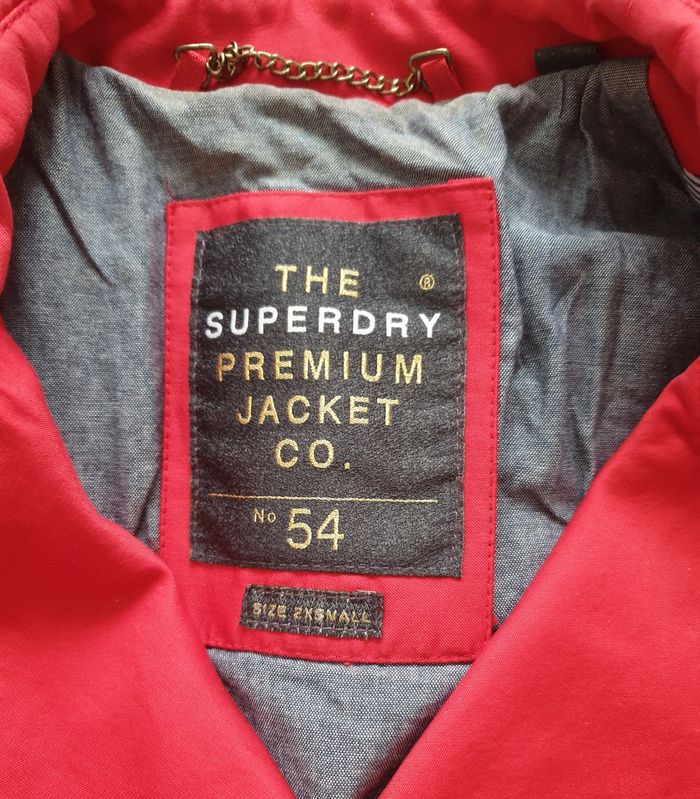 Trench rouge femme XXS Superdry - photo numéro 2
