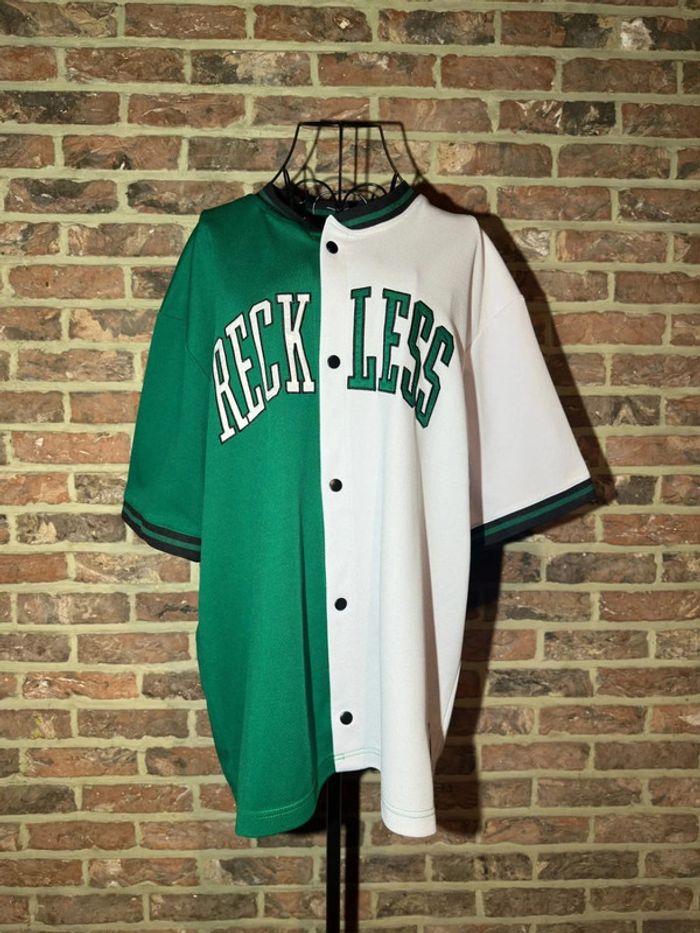 Chemise Style Baseball Reckless FSBN Taille L / 40 - photo numéro 4