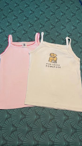 2 chemises bretelles