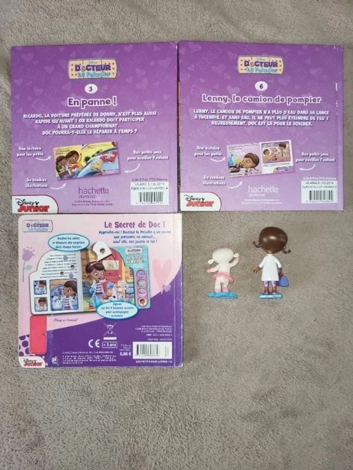 Livres + figurines Dr la peluche Disney - photo numéro 2