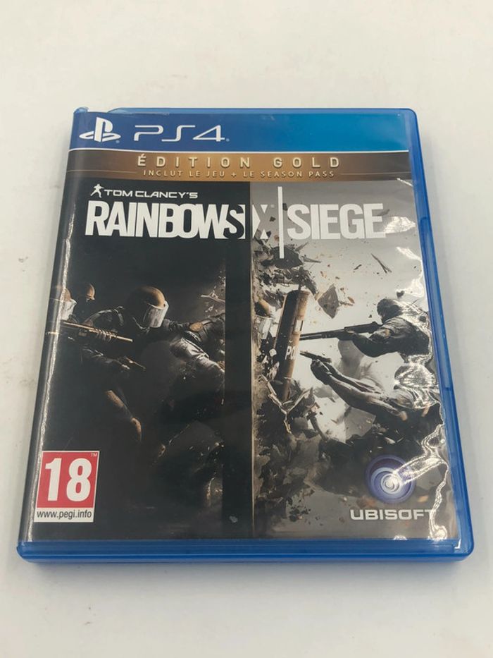 Jeu vidéo Rainbow six siège Édition Gold sur console PlayStation 4