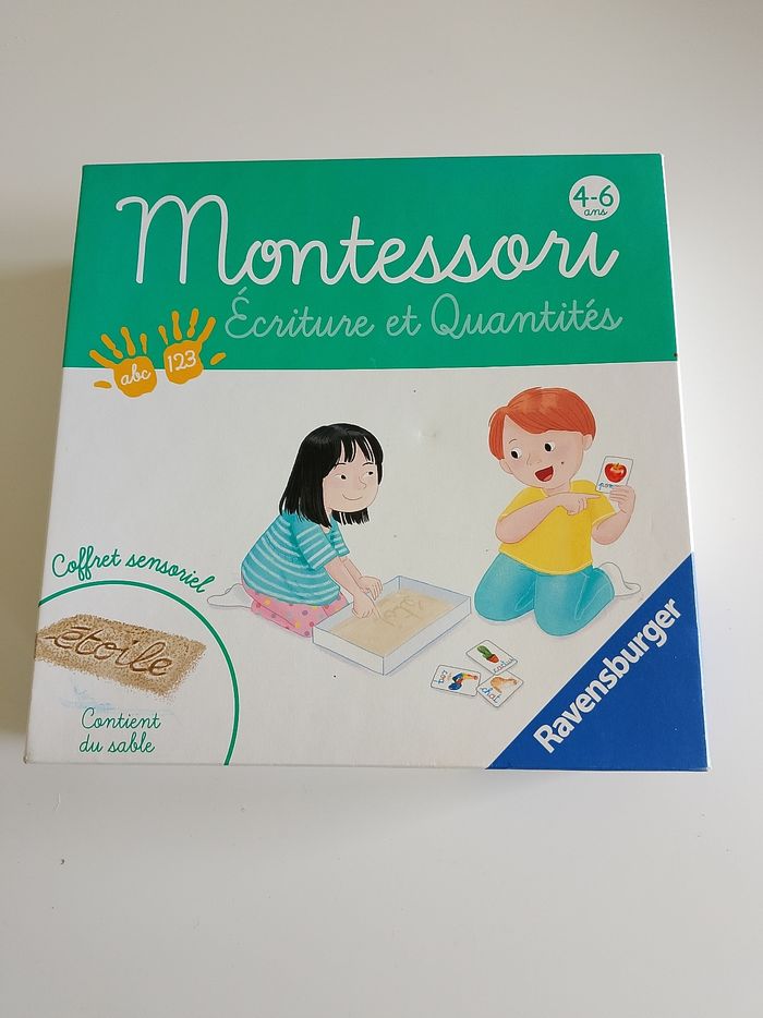 Montessori écriture et quantités ravensburger complet