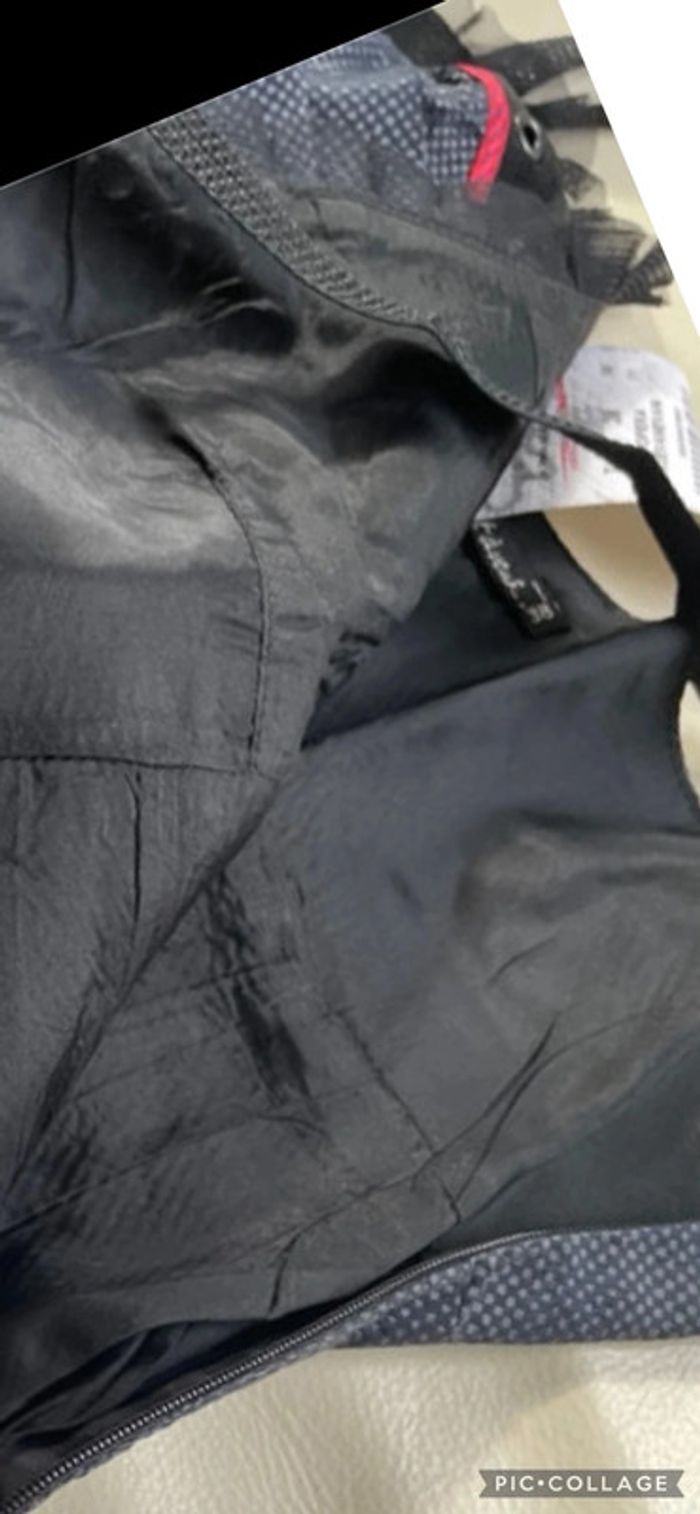 Magnifique robe lmv taille 38 noir gris bretelle élastique tulle neuve - photo numéro 15