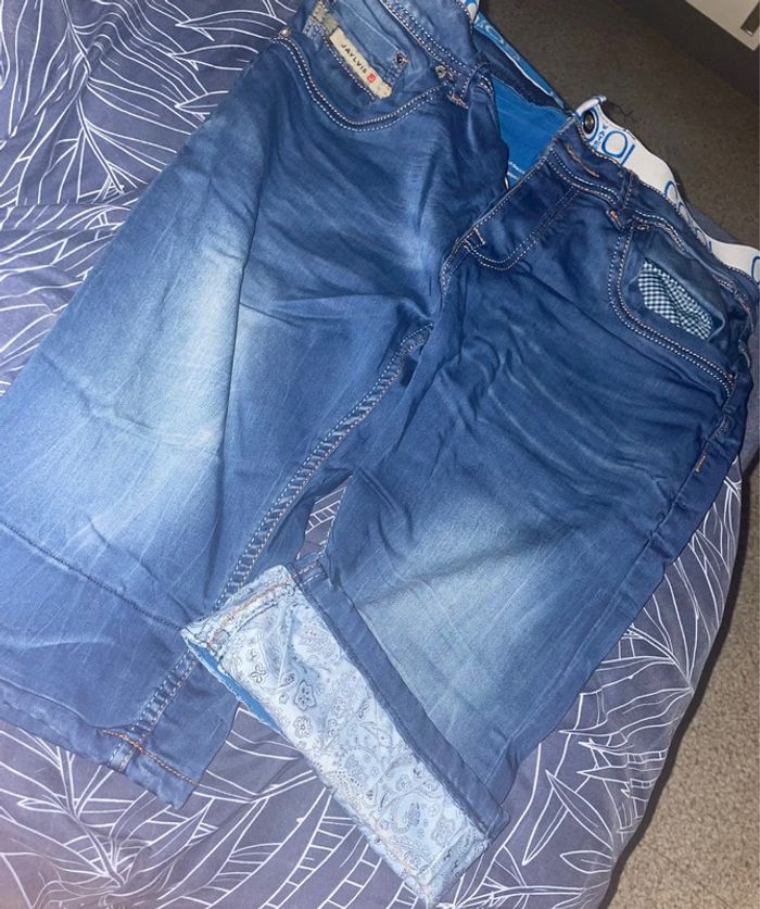 Short en jean
