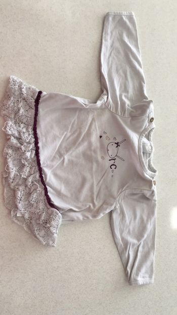 T-shirt à manches longues fille 9 mois