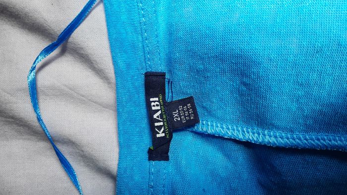 t-shirt été bleu turquoise - photo numéro 3