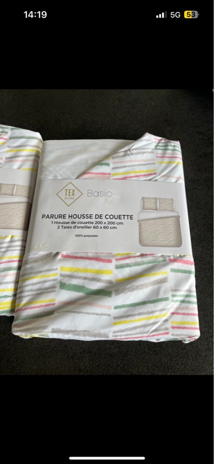 Lot parure de lit - photo numéro 2