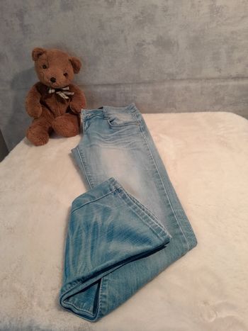 ​👖 Jean Évasé/Bootcut Femme RED SEVENTY - Bleu Délavé - Taille 38