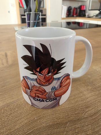 Mug Dragon Ball Z Marseille OM neuf 