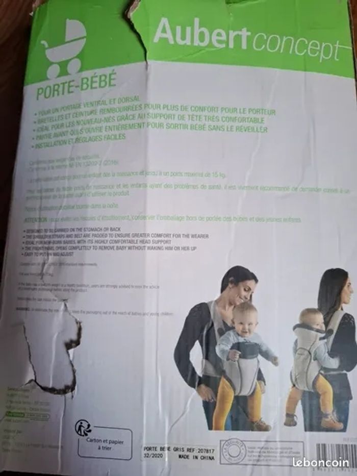 Porte bébé - photo numéro 2