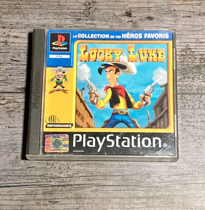 Lucky Luke jeu PS1 Sans notice Version Favori Sony
