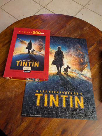 Magnifique puzzle Tintin Nathan 500 pièces