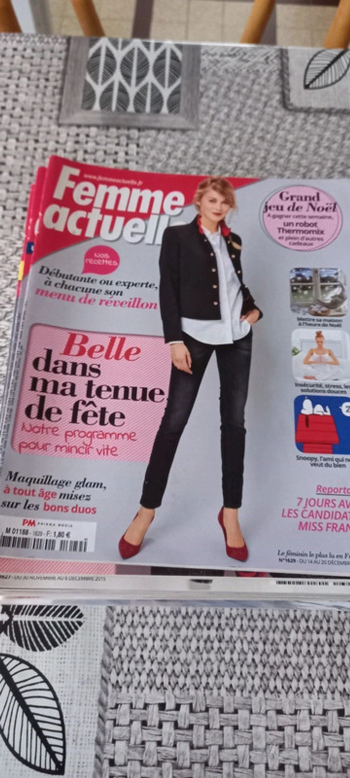 Magazines Femme actuelle année 2015 - photo numéro 4