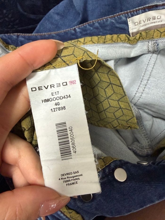 Jean Devred homme – Coupe droite / New Slim – Bleu - photo numéro 6