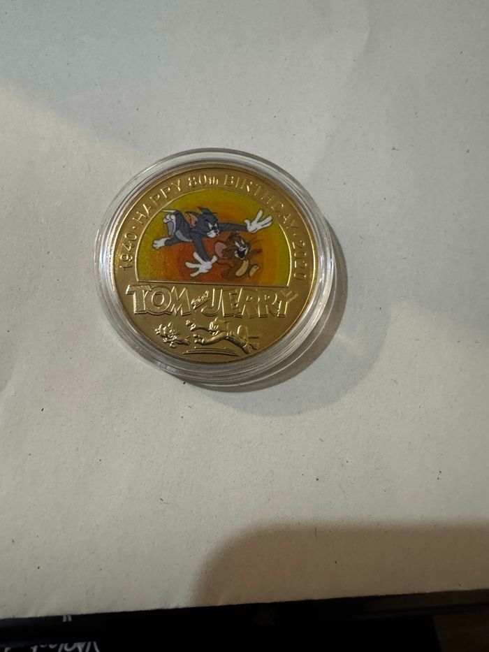 Lot de 5 pièce doré tom et Jerry - photo numéro 6