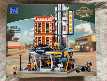Pantasy Restaurant moto 85024 – Set de construction, compatible LEGO, neuf