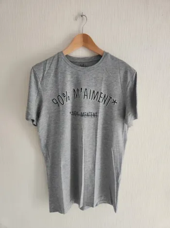 Tee-shirt manches courtes gris Celio M