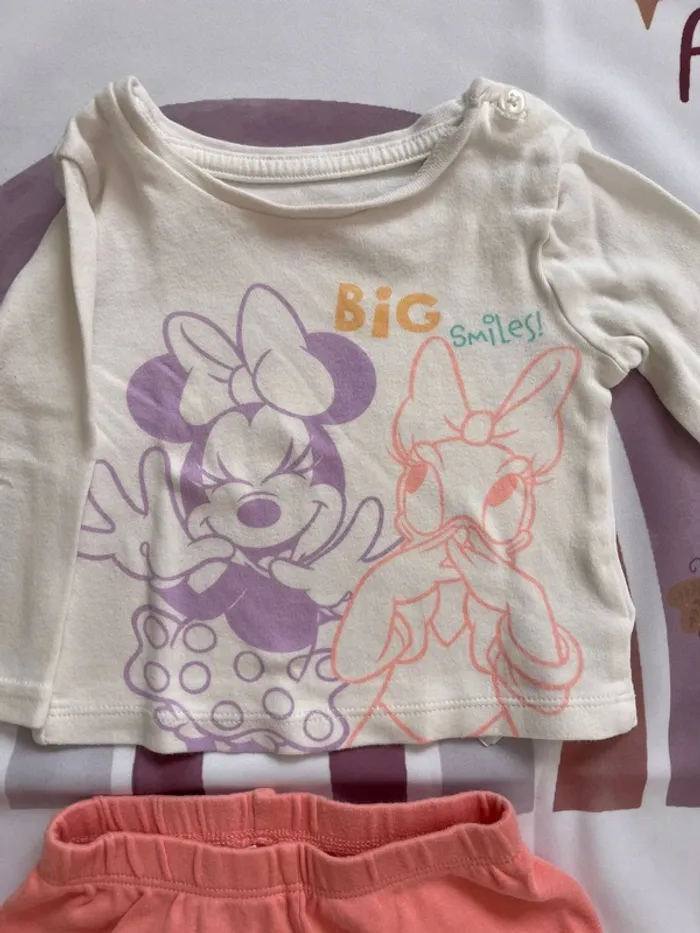 Ensemble bébé fille Disney Baby by Primark – Taille 6 mois – Minnie & Daisy - photo numéro 3