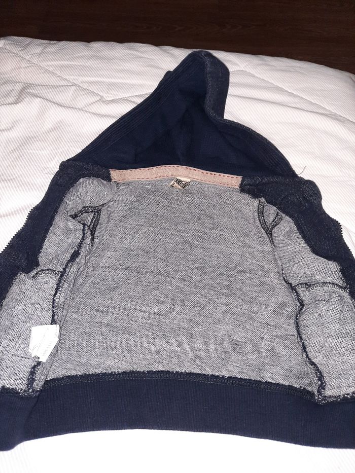 Manteau fin bleu marine - photo numéro 2