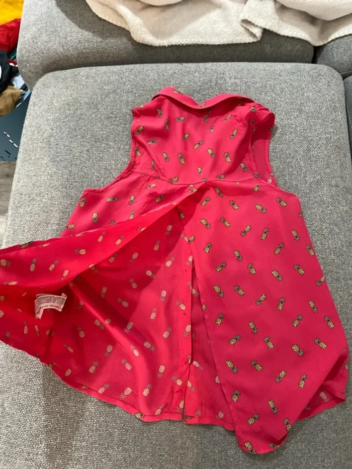 Chemise sans manches rose - photo numéro 6